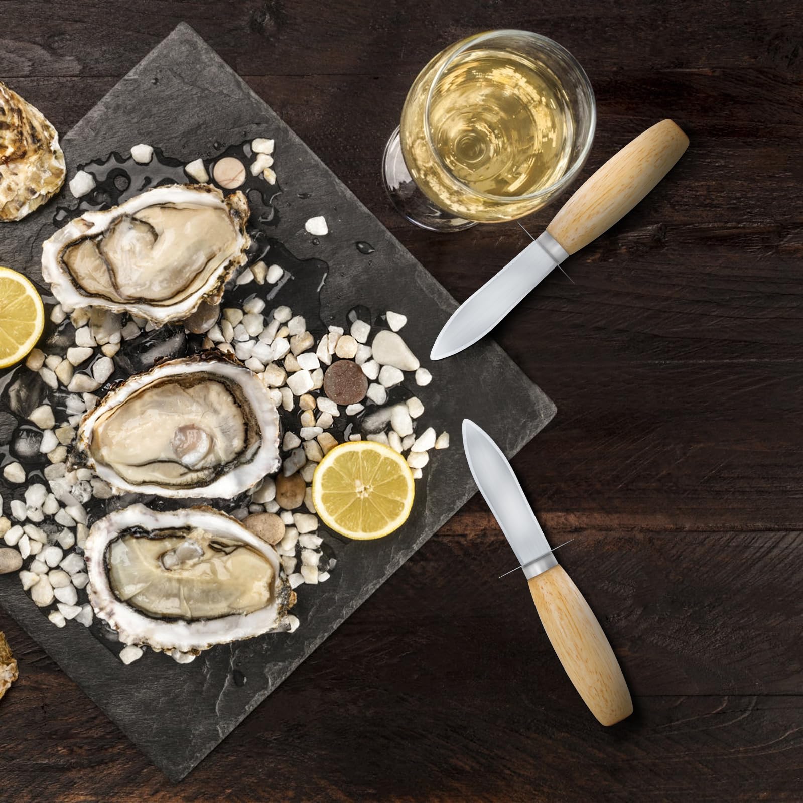 Nonley 12-pack oyster shucking knives ready for home or restaurant use