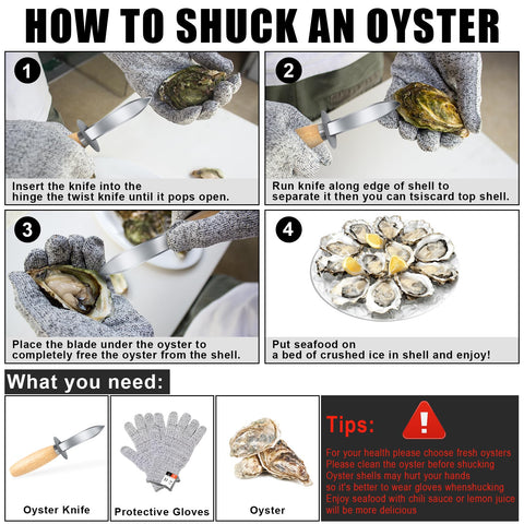 Nonley kitchen scene with oyster knives ready to shuck