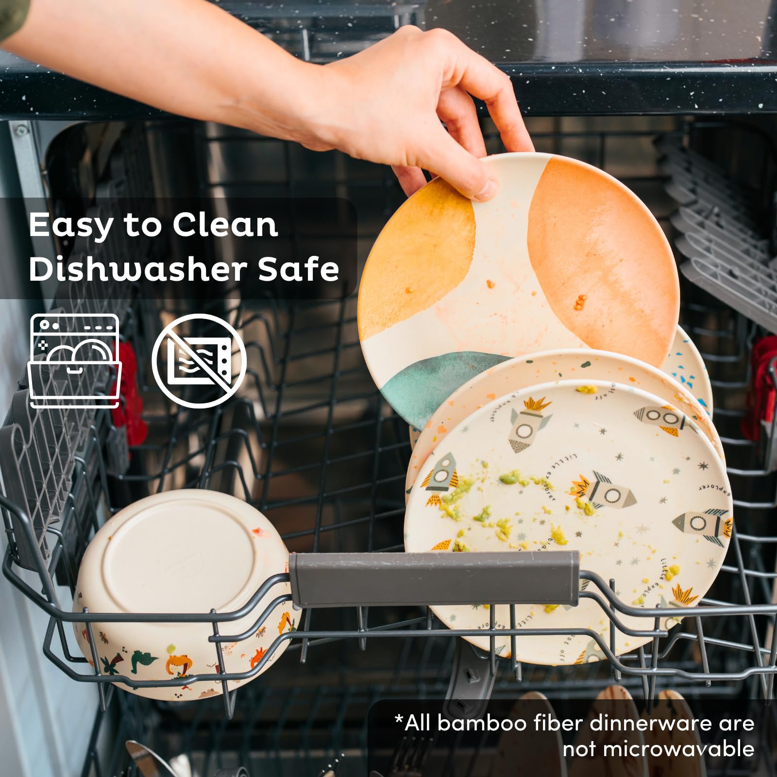 Nook Theory outdoor picnic setup with lightweight bamboo plates