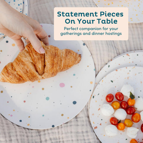 Nook Theory bamboo plates dining-setup shows stylish, durable plates for at-home dining.