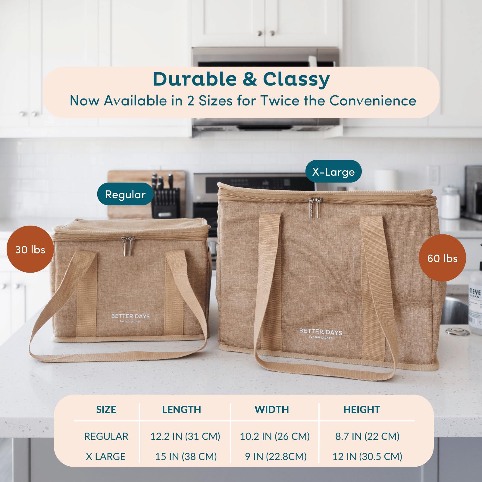 Nook Theory eco-friendly reusable bag reduces single-use plastics.