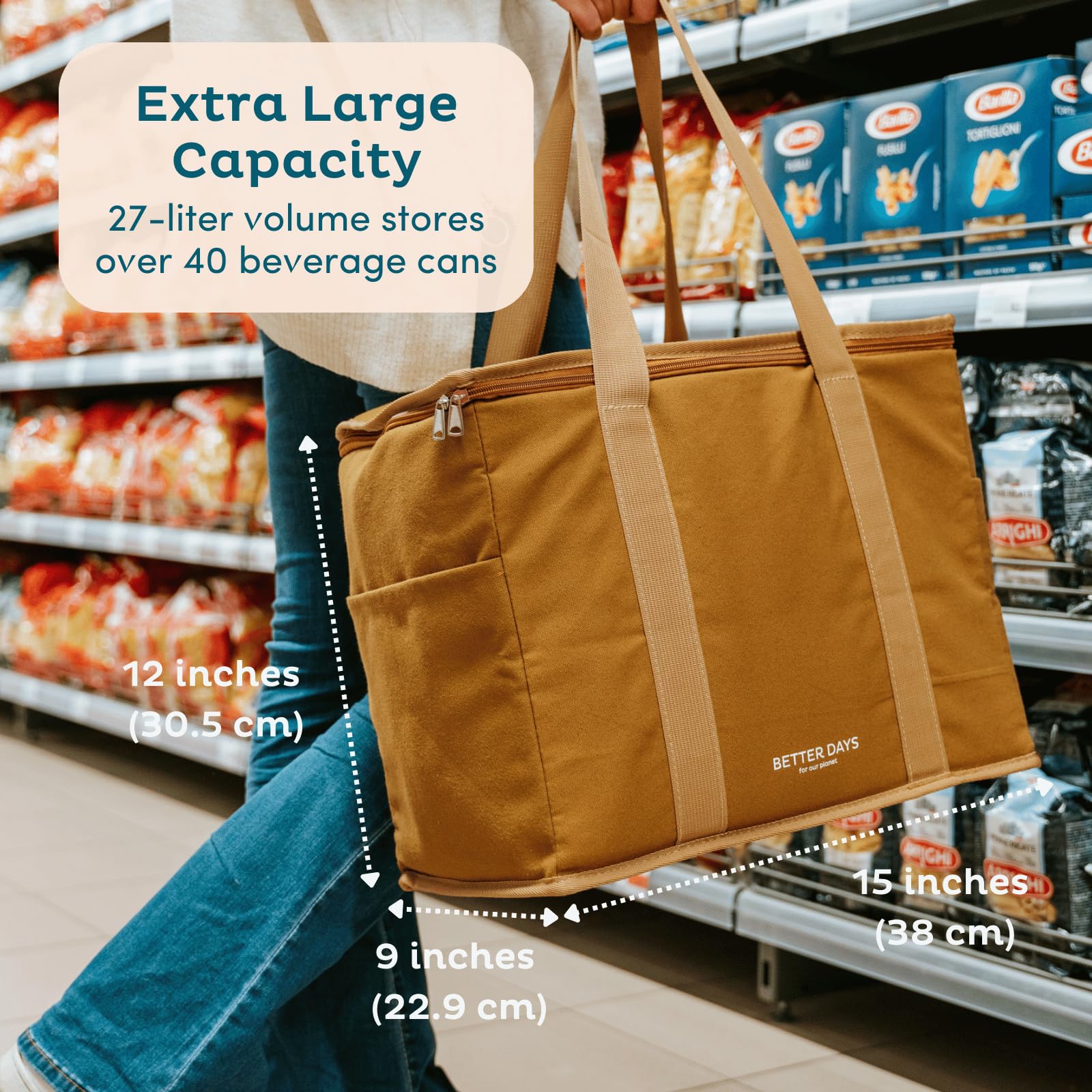 Nook Theory bag features side pockets for quick-access essentials.