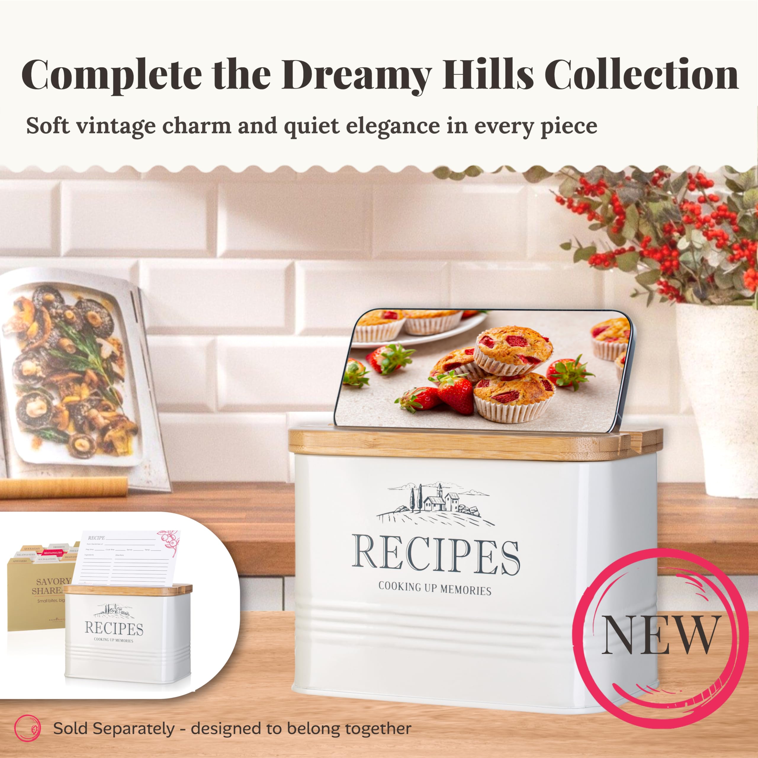 Noonberry Dreamy Hills collection brings warmth to everyday cooking spaces.
