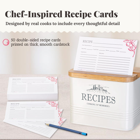 Noonberry sturdy metal organizer keeps kitchen cards protected