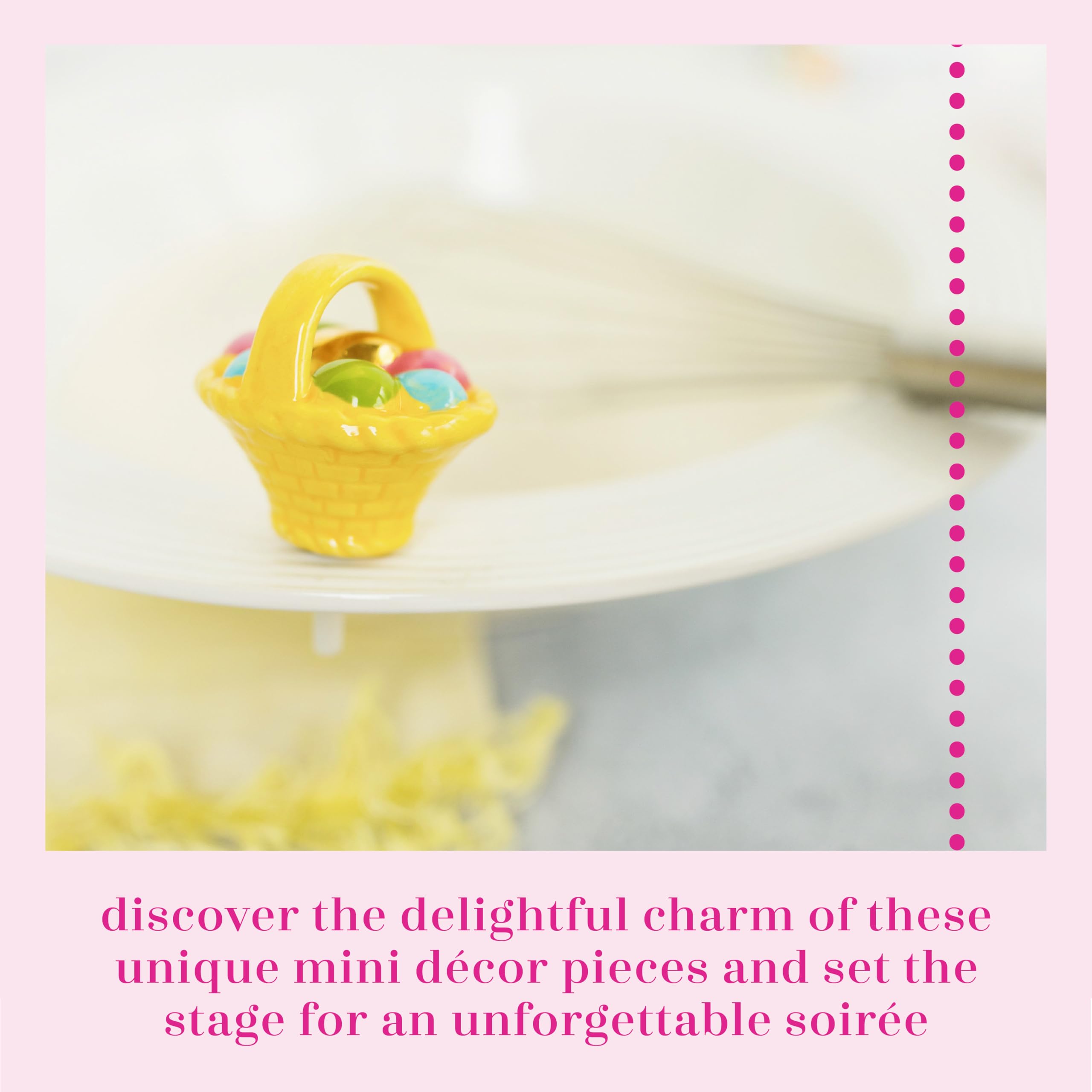 Nora Fleming interchangeable base and mini showcases versatile decor for various occasions.