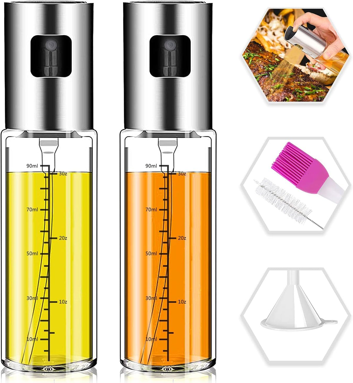 NORBASE Oil Sprayer for olive oil, perfect for even drizzle and portion control.