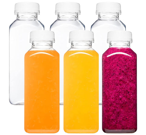 Norcalway 12oz juice bottle with cap for on-the-go hydration and mess-free transport.