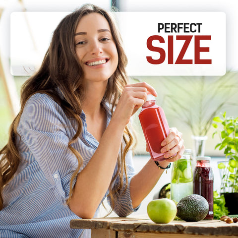 Norcalway clear plastic bottle showcases contents for easy portion control.