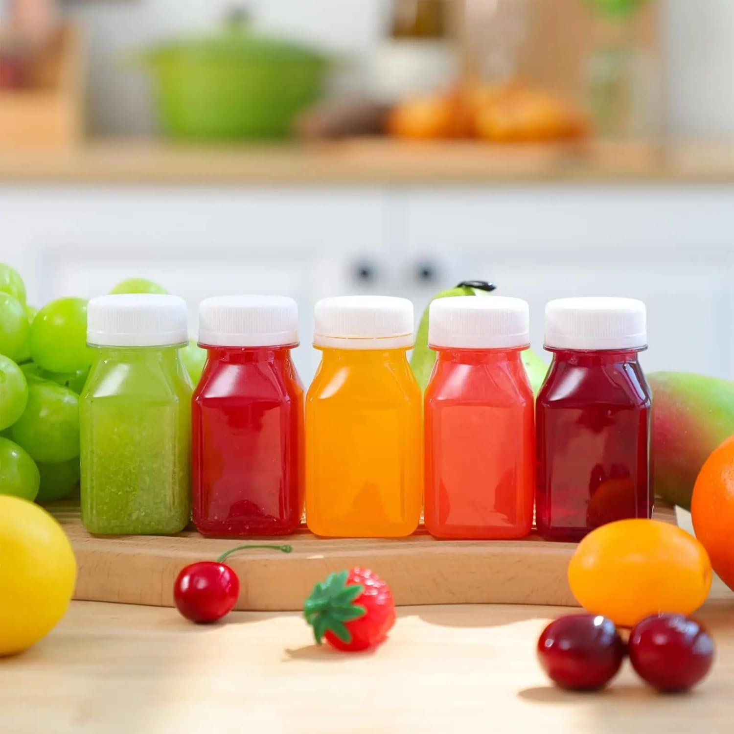 Norcalway multiuse bottles suit ginger shots and condiments.
