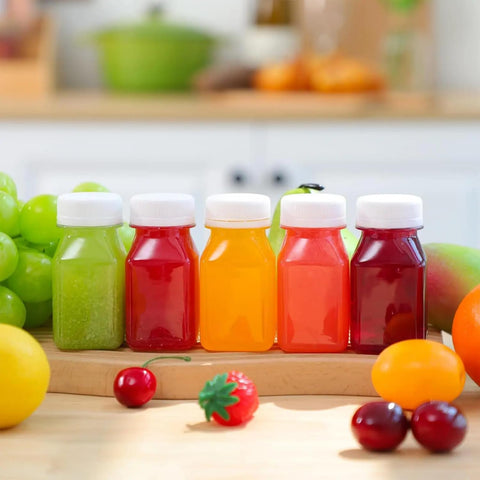 Norcalway multiuse bottles suit ginger shots and condiments.