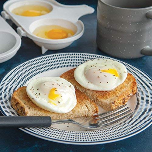 Nordic Ware 2-cavity egg poacher enables two eggs at once