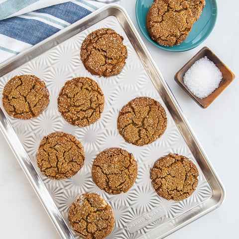 Nordic Ware American-made bakeware label highlights domestic craftsmanship.