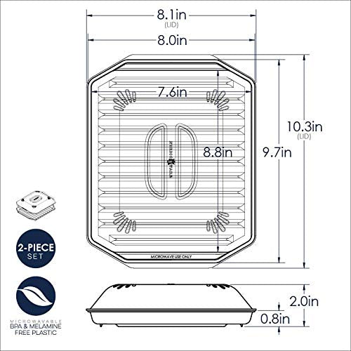 Nordic Ware base is microwave-safe for quick meals in small kitchens