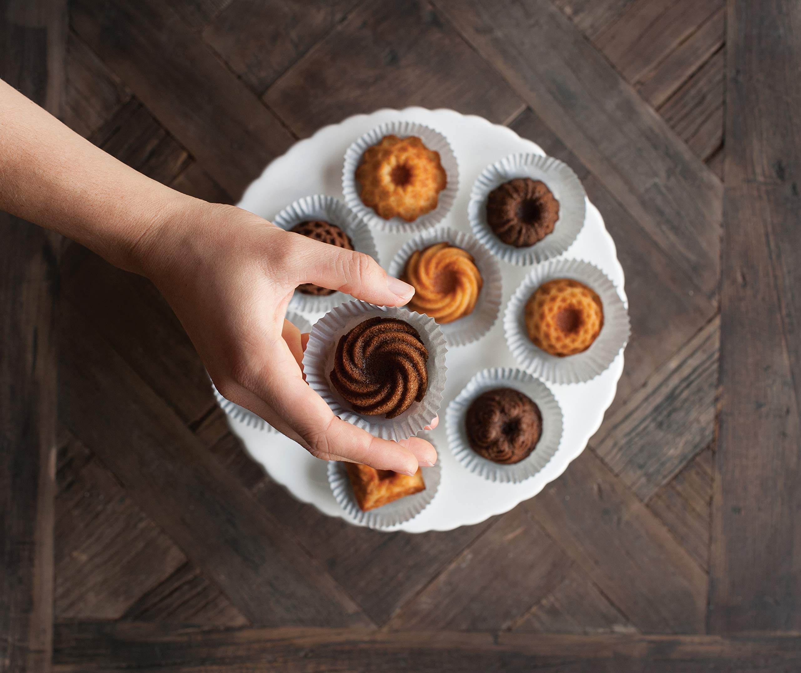 Nordic Ware Bundt Charms Crown: premium nonstick aids easy release and quick cleanup.