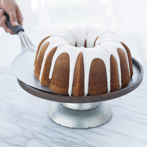 Nordic Ware cake lifter 10-inch close-up showing non-stick coating for easy release