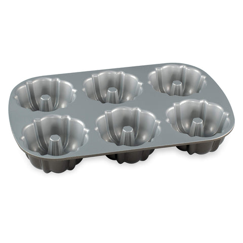 Nordic Ware Bundtlette oven-safe up to 400°F for versatile baking.