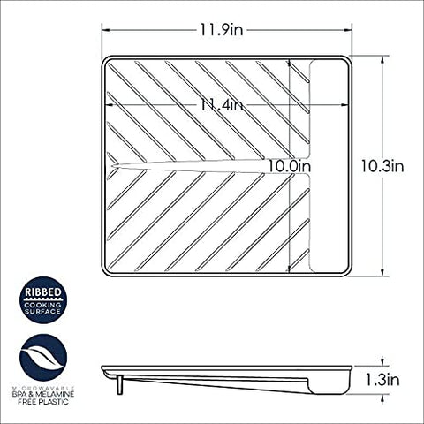 Nordic Ware defroster tray used to defrost frozen foods quickly in microwave