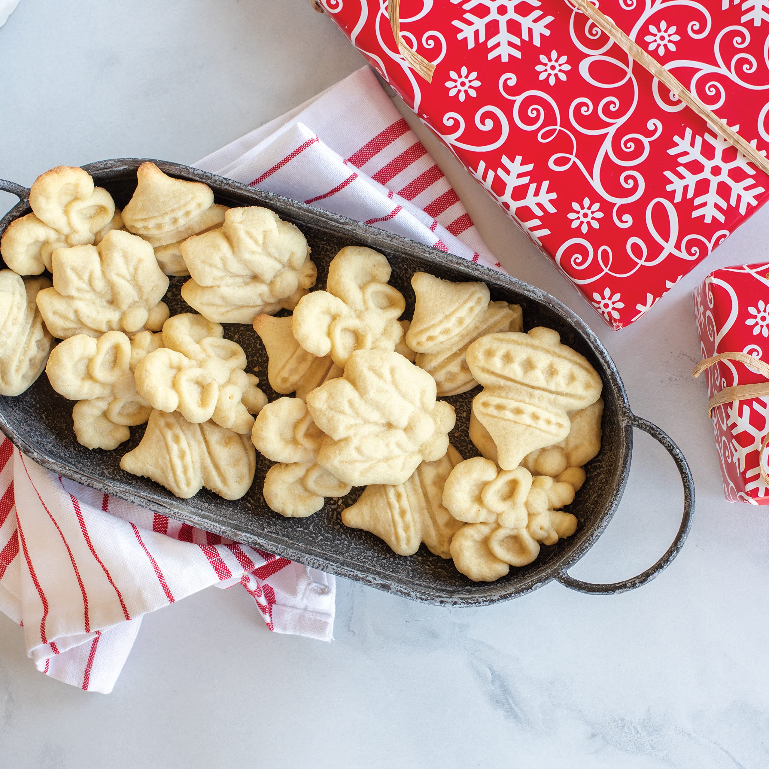 Nordic Ware gift-ready cookie stamps ideal for holidays