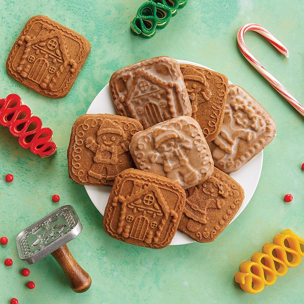 Nordic Ware gingerbread girl stamp with detailed embossing