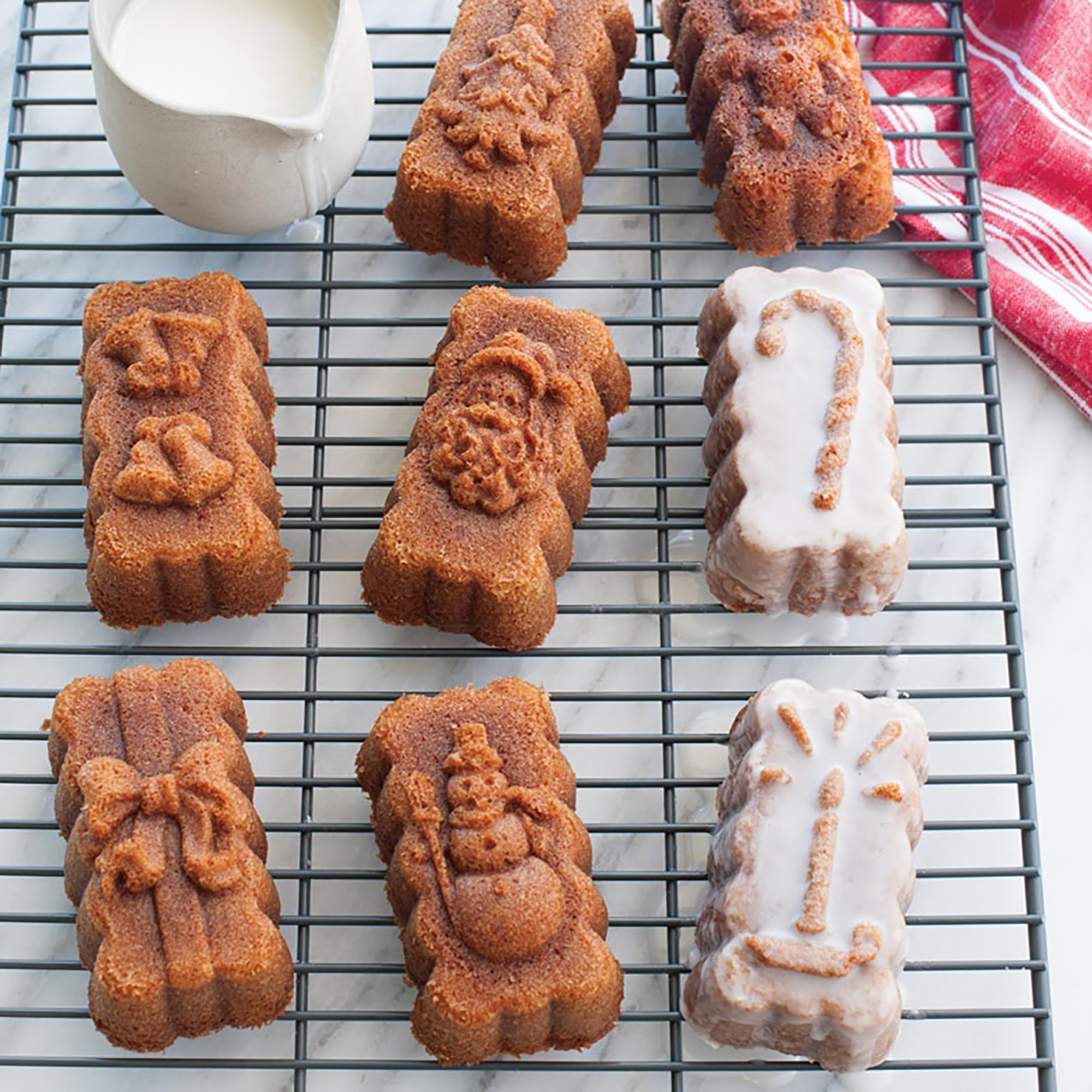 Nordic Ware candy cane design for classic holiday treats.