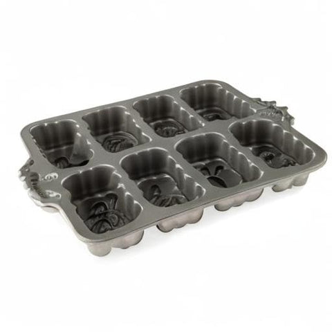 Nordic Ware Christmas tree design mini loaves for gatherings.