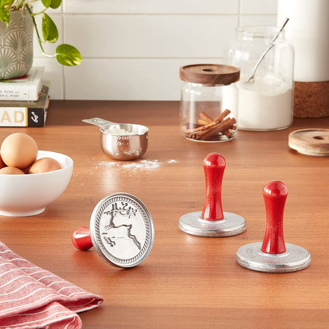 Roll dough into balls for easy stamping into festive shapes