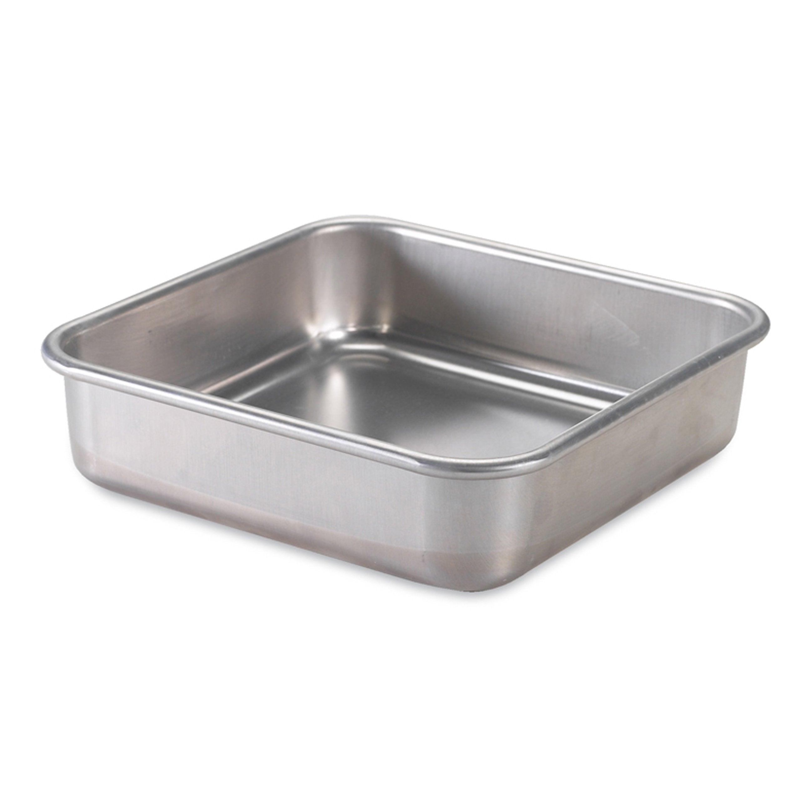 Nordic Ware square pan exterior shows warp-resistant, durable design.