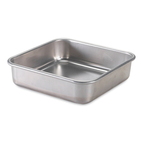 Nordic Ware square pan exterior shows warp-resistant, durable design.