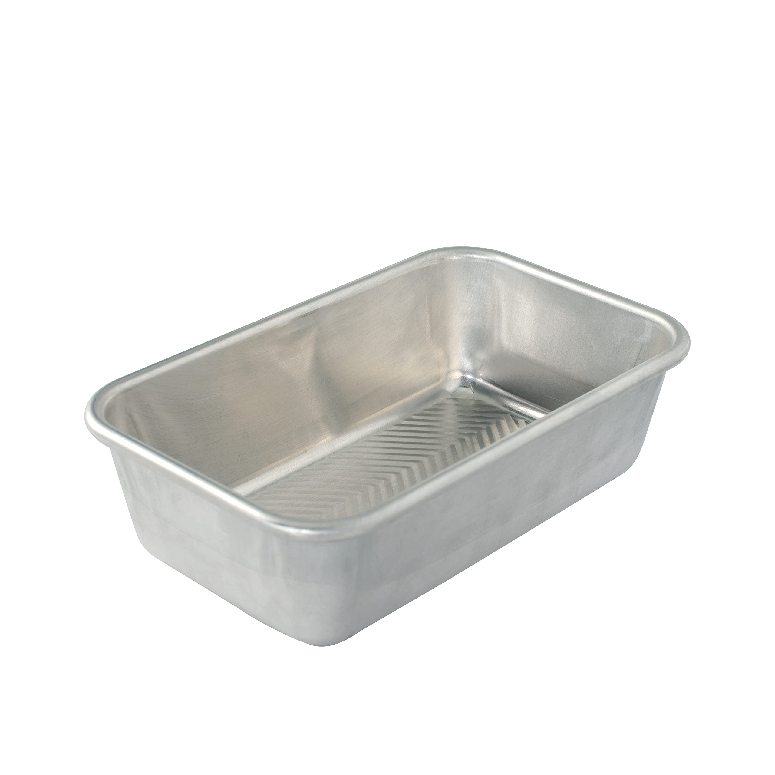 Nordic Ware Prism Loaf Pan embossed grid close-up boosts browning and release
