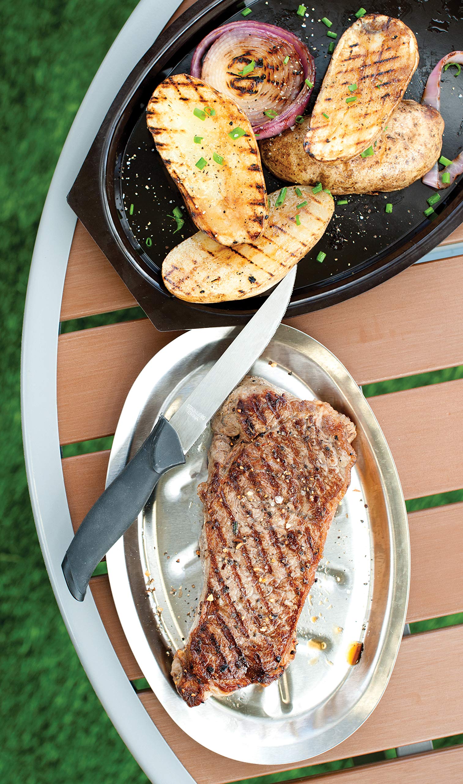 Nordic Ware Sizzling Server made in America with domestic and imported materials