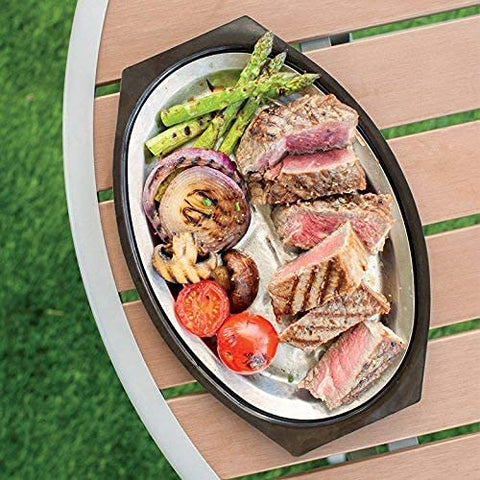 Nordic Ware Sizzling Server offers restaurant-like presentation at home