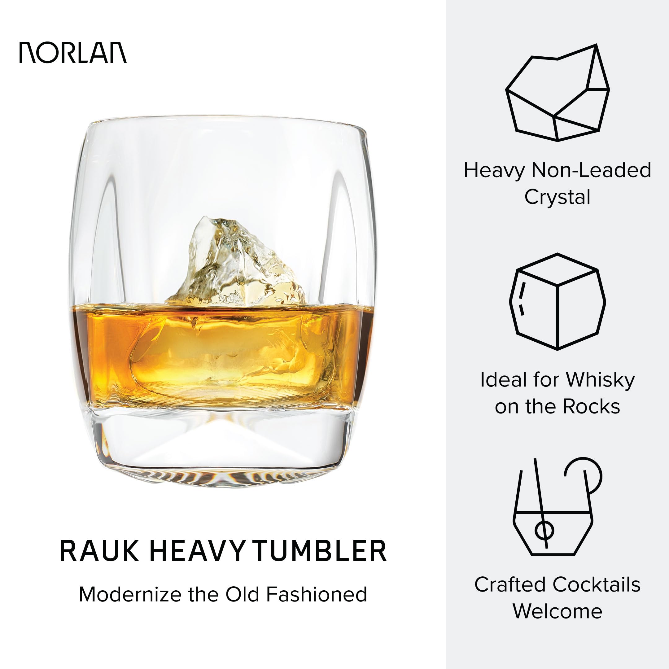 NORLAN Rauk bourbon setup highlighting clarity and legibility of color