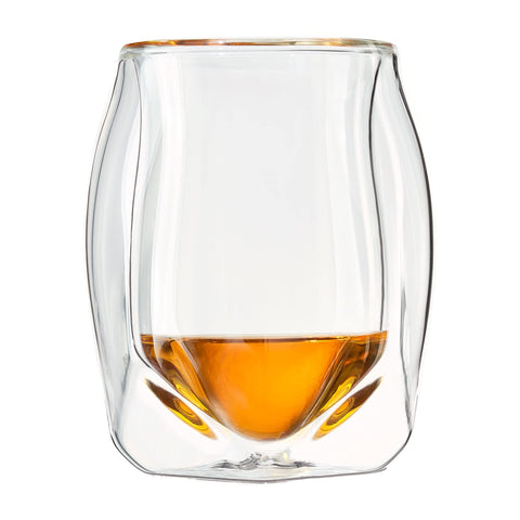 NORLAN Whisky Glass concave rim close-up for lip comfort