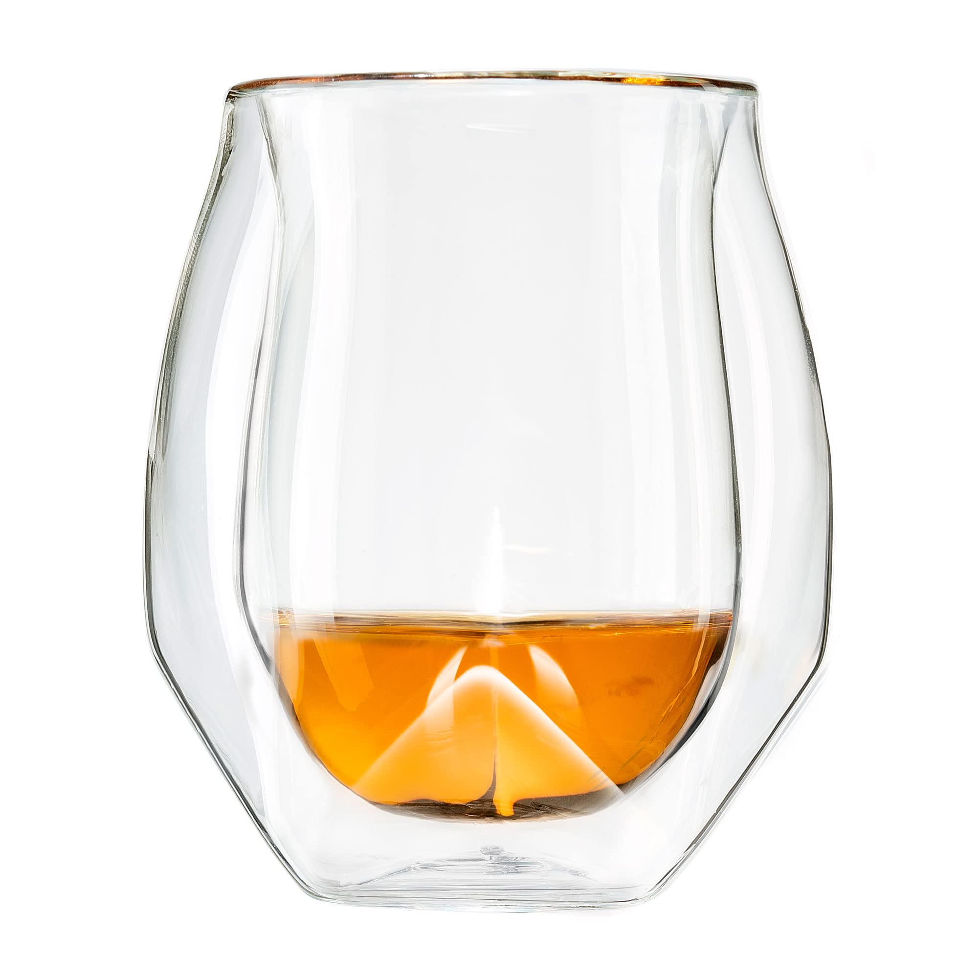 NORLAN Whisky Glass double-walled clarity for temperature stability