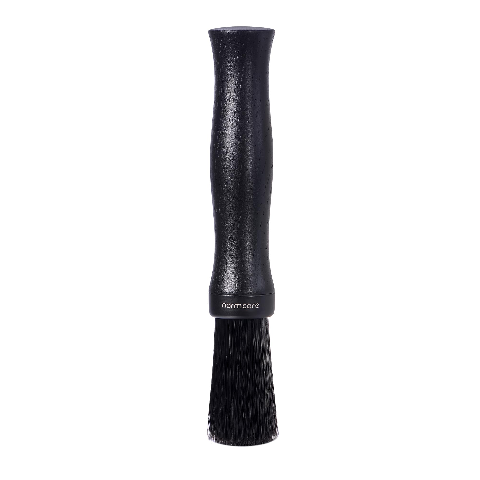 Normcore barista brush used on espresso equipment to remove grounds safely