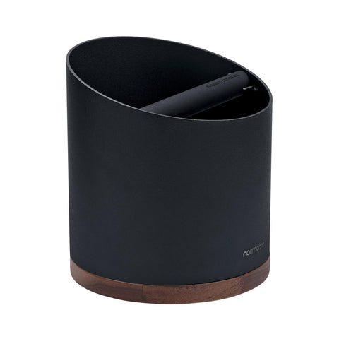 Normcore Espresso Knock Box with 1L capacity for quick puck disposal.