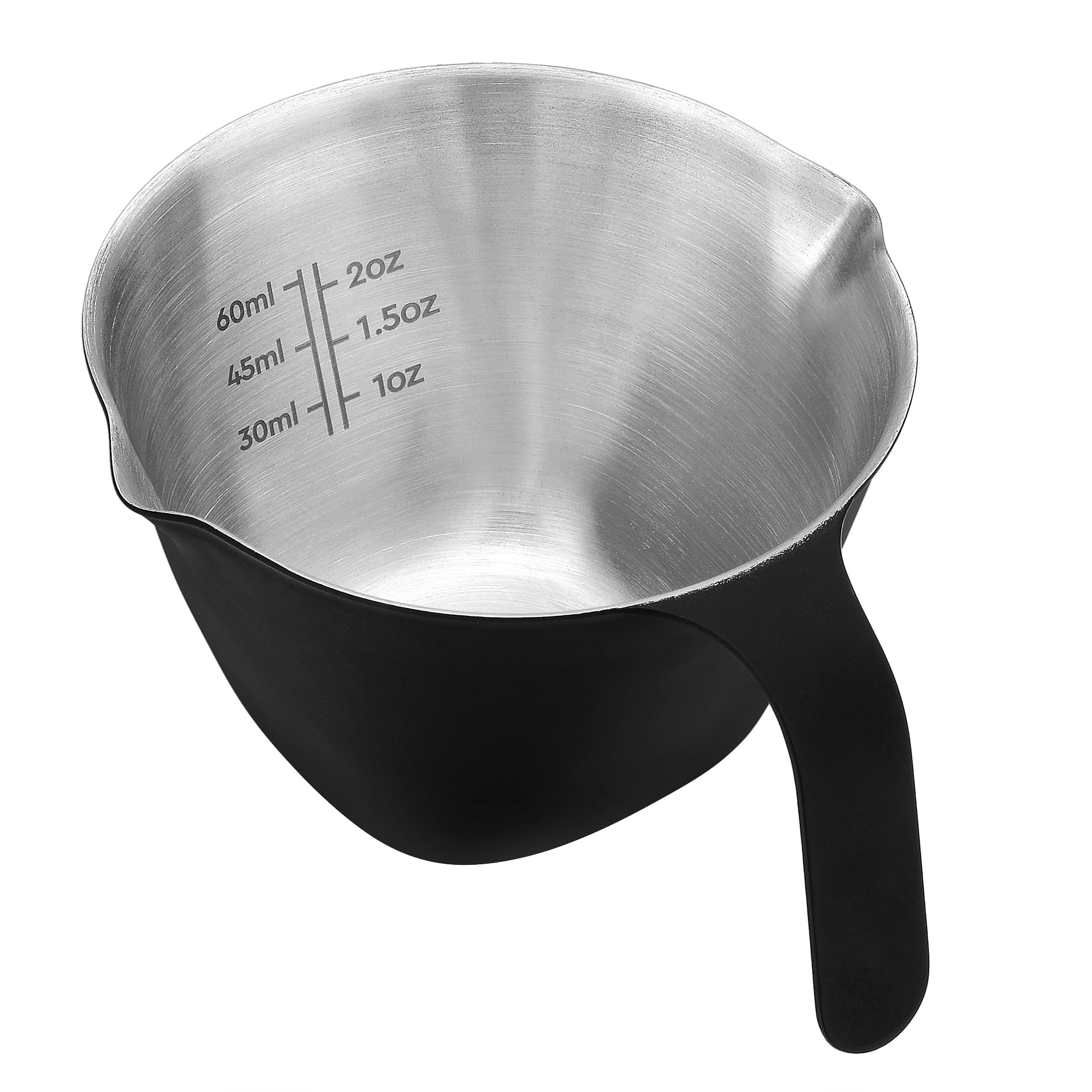 Normcore espresso measuring cup 60ml with clear marks for precise pours