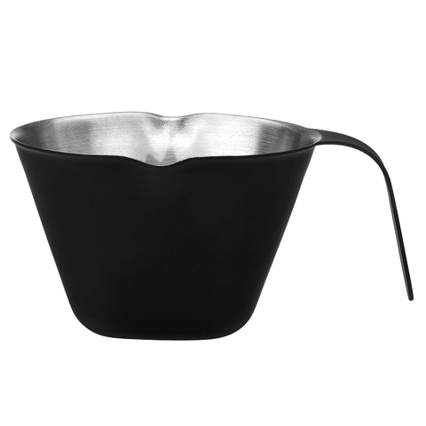 Normcore espresso cup handle close-up highlights easy grip