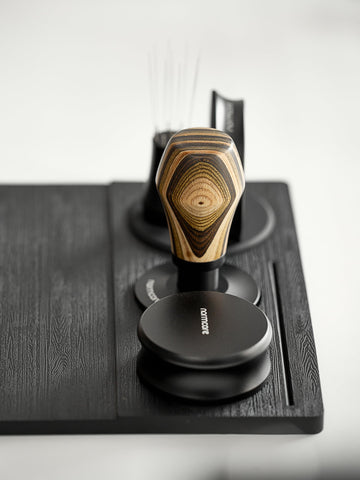 Normcore Tamp Mat compatible with 54mm and 58mm portafilters for versatile setup