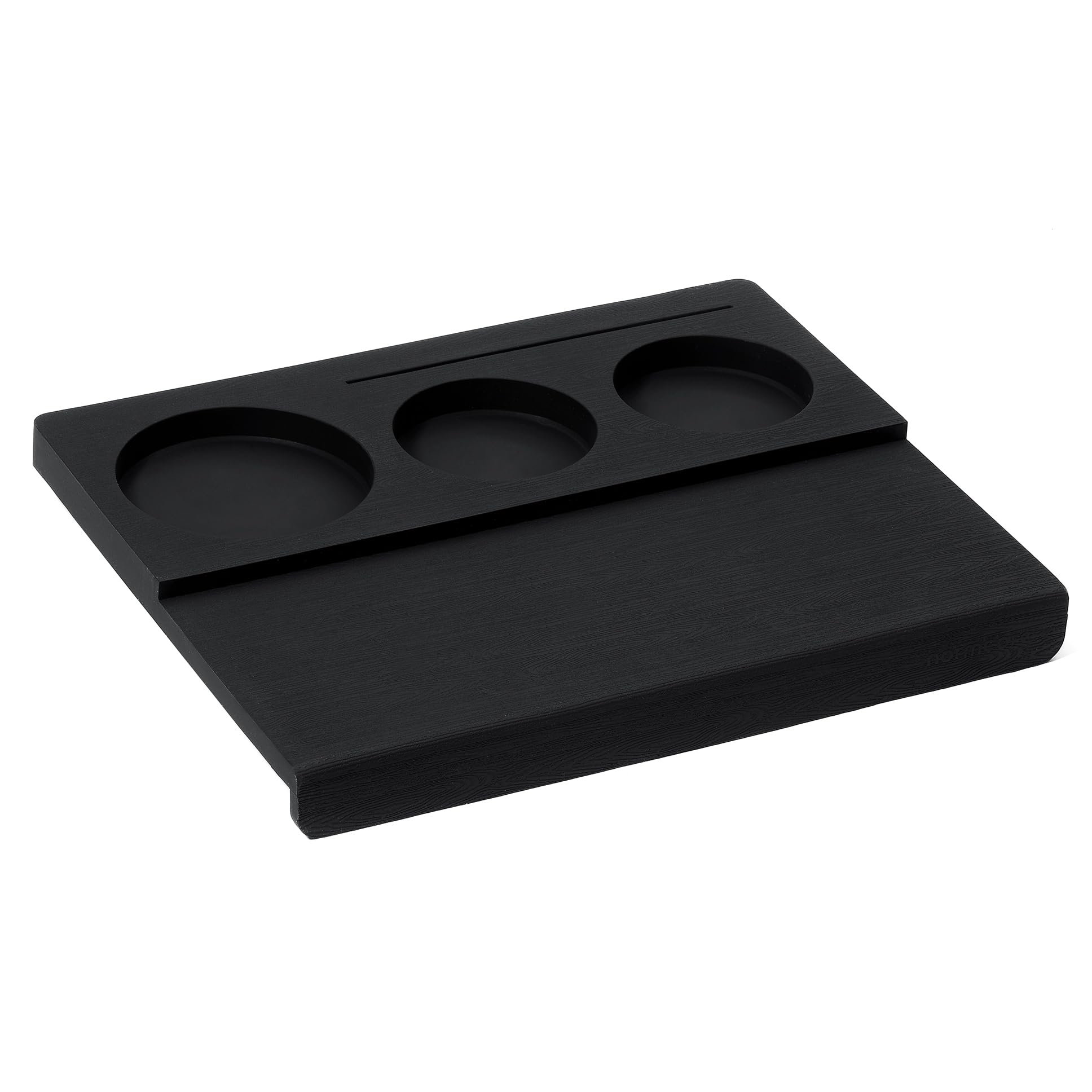 Normcore Espresso Tamping Station V3 corner mat keeps tools organized for efficient workflow