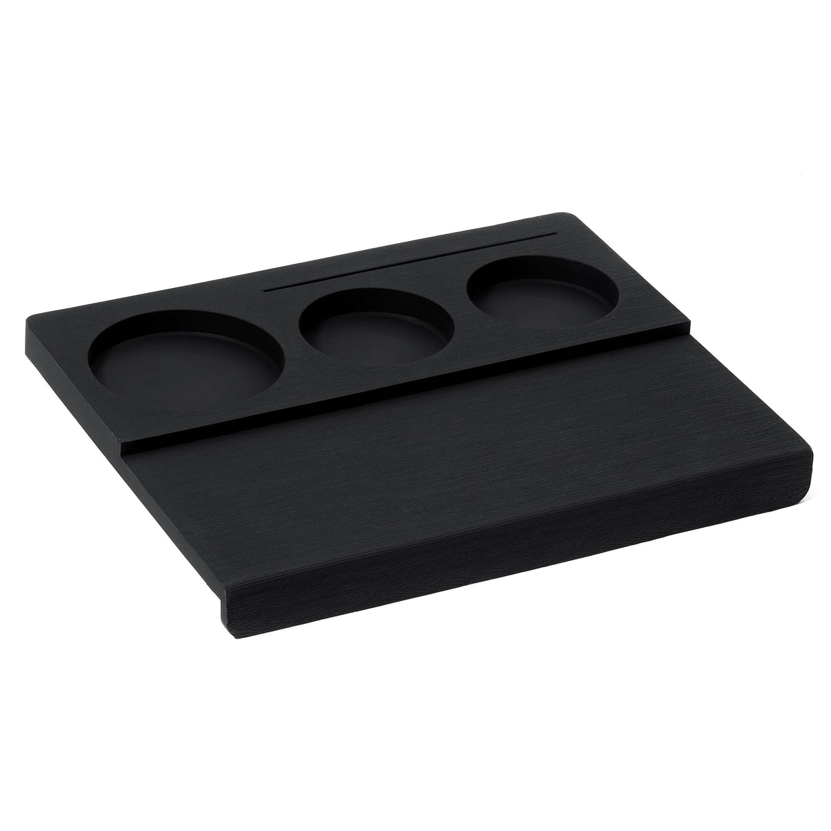 Normcore Espresso Tamping Station V3 corner mat keeps tools organized for efficient workflow