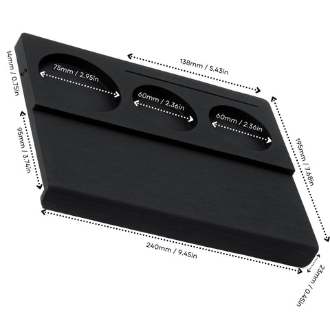 Normcore corner tamping mat supports 51–58 mm portafilters daily use