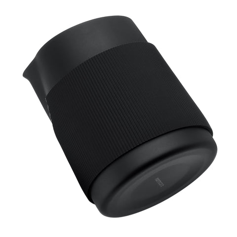 Normcore handleless milk pitcher 450ml side pour emphasizes balanced grip for latte art.