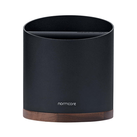 Normcore knock box in stainless steel barrel design for durable daily use.