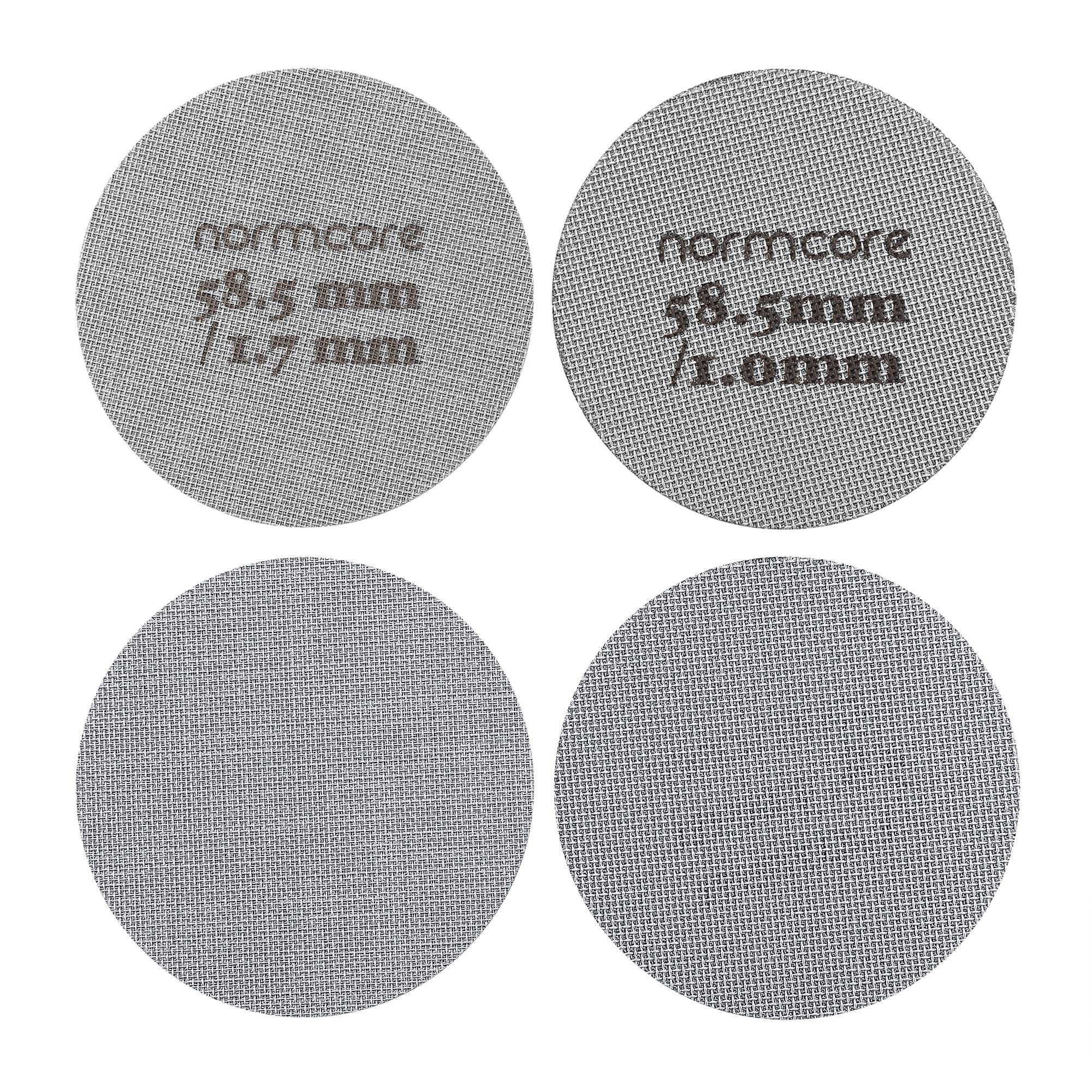 Normcore puck screen 1.7mm thickness optimizes extraction with normal grind.