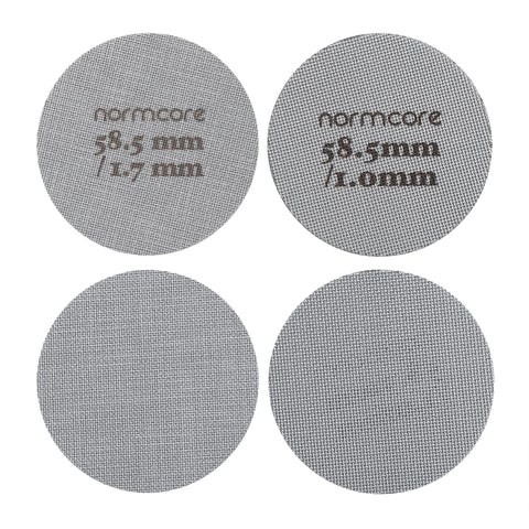 Normcore puck screen 1.7mm thickness optimizes extraction with normal grind.
