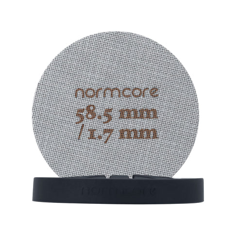 Normcore stainless steel puck screen offers durable espresso prep.