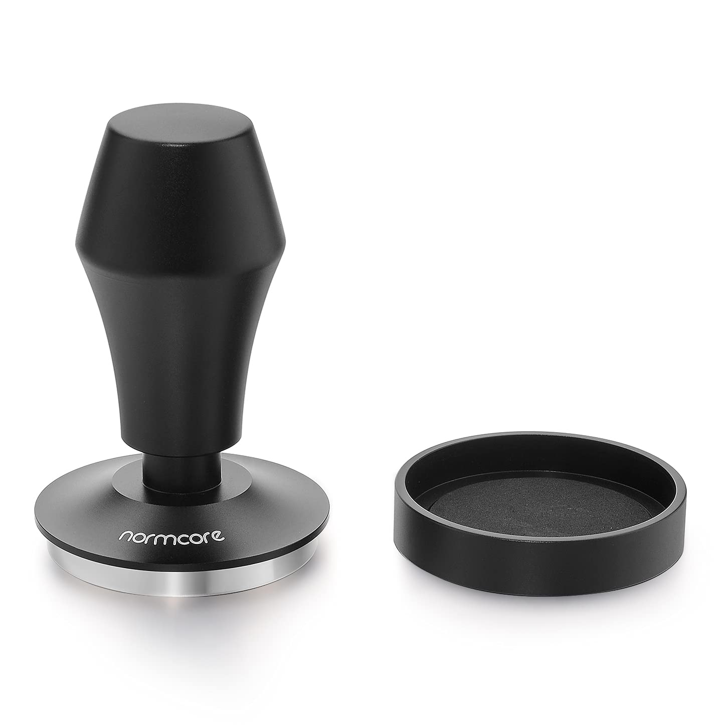 Normcore tamper with 15lb spring provides gentle tamping control