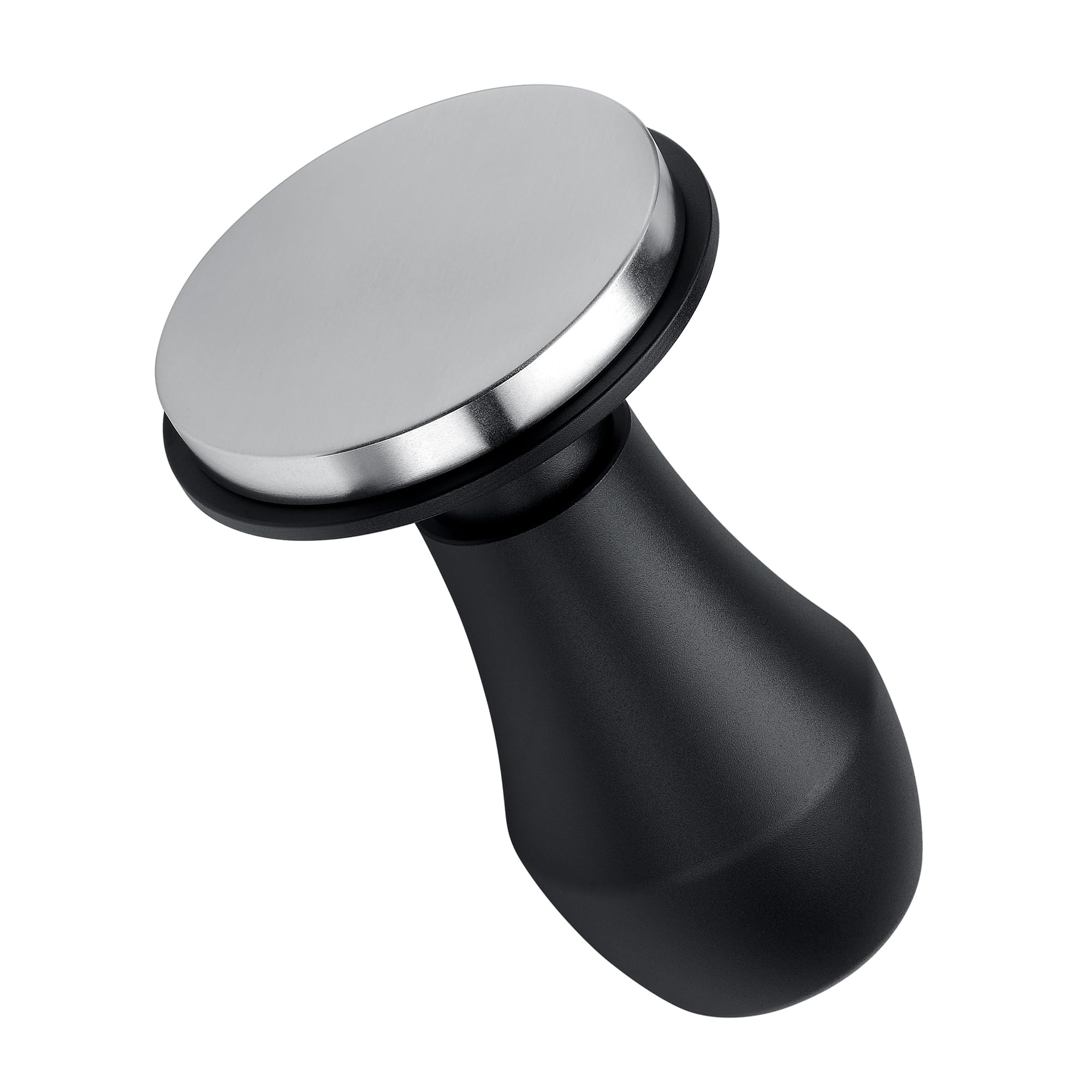 Durable 304 stainless steel base with anodized handle