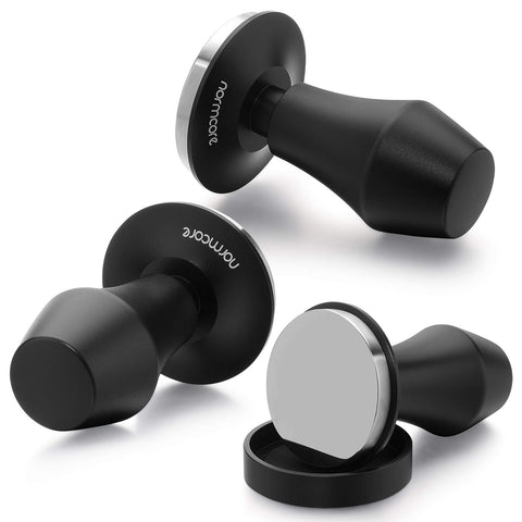 Normcore tamper central shaft guides even pressure on the grounds